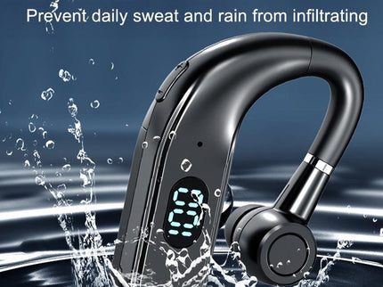 X5 Standard Bluetooth Hanging Ear Sports Headset With Digital Display-1915196936311410692