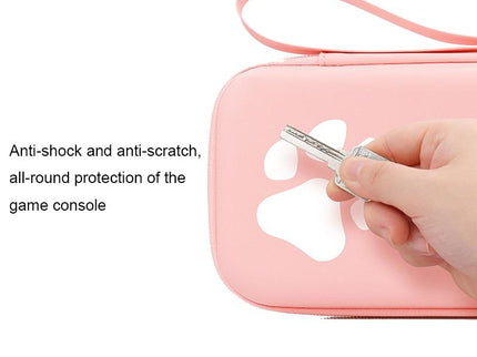 Switch Console Storage Bag With Cat Paw Design-1915198103602991108