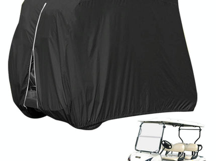 Waterproof Golf Cart Scooter Cover - 285X122X168Cm - Black-1915196650406678535