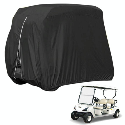 Waterproof Golf Cart Scooter Cover - 285X122X168Cm - Black-1915196650406678535