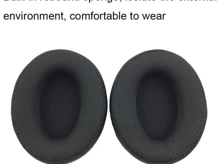 2-Pack Foam Headphone Earmuffs For Kingston Hyperx Cloud Mix / Flight S / Alpha - Black-1915198333031419906