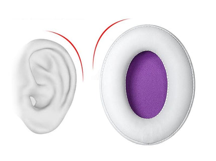 2 Foam Headphone Earmuffs For Kingston Hyperx Cloud Mix / Flight S / Alpha - White 2 Pcs-1915198143415324675