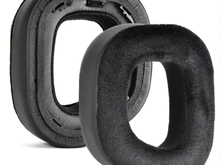 Pair Of Plush Earmuffs For Corsair Hs80 Rgb Headphones - Leather & Velvet-1915198089271054341