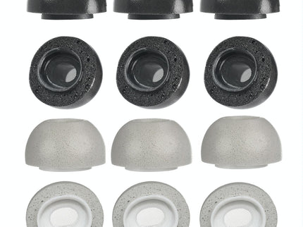 2-Pack Memory Foam Ear Tips For Tws Airpods Pro - Black Large-1915198291813994497