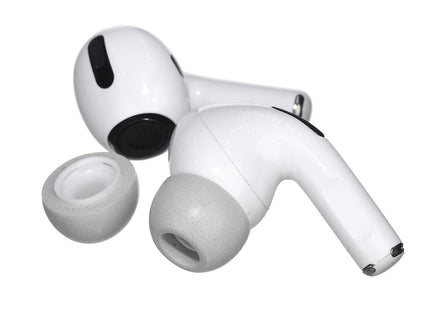 2-Pack Memory Foam Ear Tips For Tws Airpods Pro - Gray Large-1915197805874515973