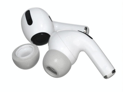 2-Pack Memory Foam Ear Caps For Tws Airpods Pro - Medium Gray-1915197625511055365