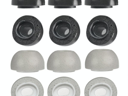 2-Pack Memory Foam Ear Caps For Tws Airpods Pro - Medium Gray-1915197625511055361