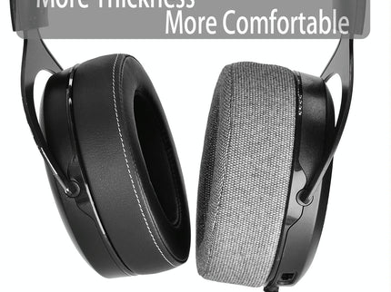 2-Pack Grey Linen Earpads For Corsair Pro Headsets-1915196920746348549