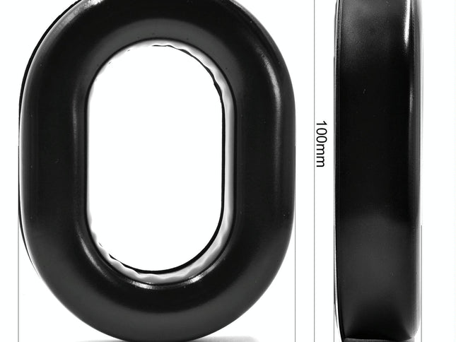 2-Pack Foam Headphone Covers For David Clark H10 - Black Gel-1915196849971662850