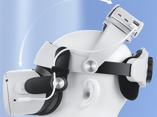 Head Strap Battery Holder For Meta Quest 2 - Compact And Convenient-1915198233097932802