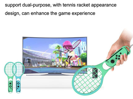 7-In-1 Sports Set For Nintendo Switch Lightsaber Leg Strap Tennis Racket Wrist Strap-1915197586340450308