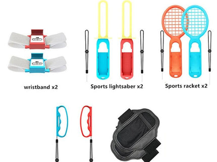 Versatile Grip And Strap Set For Nintendo Switch - 10 In 1-1915196915885150209