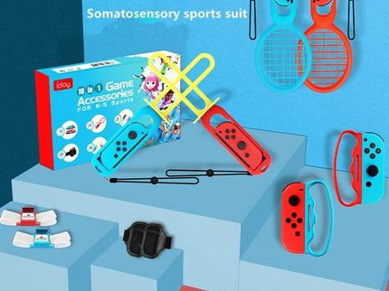Versatile Grip And Strap Set For Nintendo Switch - 10 In 1-1915196915885150212