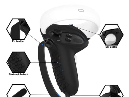 Protective Silicone Cover For Oculus Quest 2 - Anti Collision-1915196696162340867