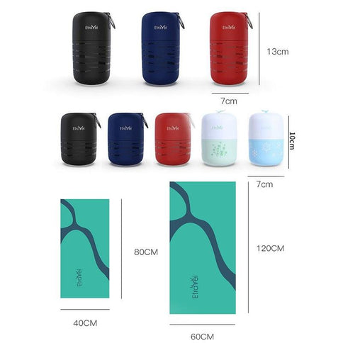Double-Sided Quick-Drying Fleece Bath Towel - Small Red-1915198106589335553