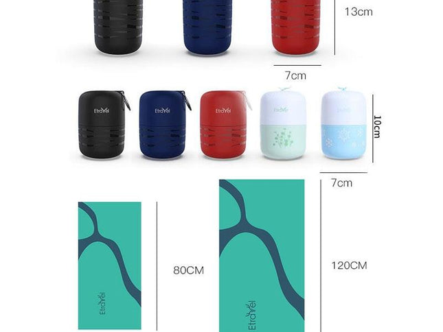 Double-Sided Fleece Bath Towel - Quick-Drying Small Navy-1915197963089612801