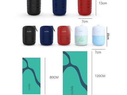 Double-Sided Fleece Bath Towel - Quick-Drying Small Blue-1915197799666946049