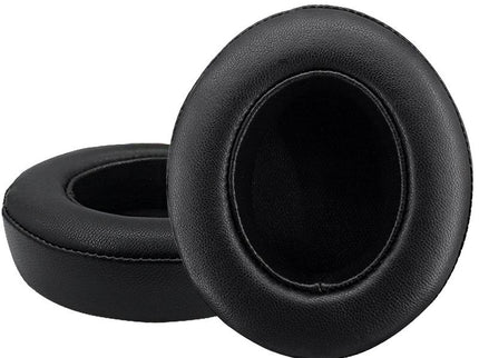 Breathable Leather Headphone Covers - 2 Pack Black Sheepskin-1915197270031208448