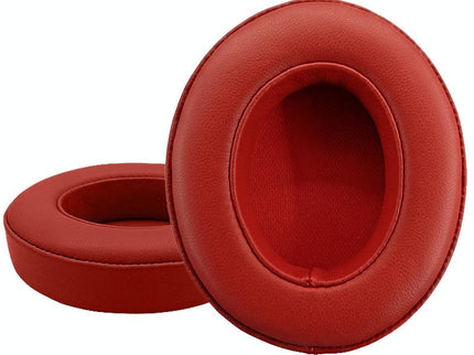 Breathable Leather Headphone Covers - 2 Pack For Beats Studio 2 / 3 - Red Sheepskin-1915197869904760838