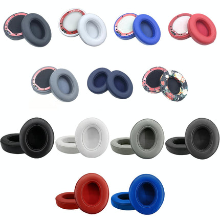 Breathable Leather Headphone Covers - 2 Pack For Beats Studio 2 / 3 - Red Sheepskin-1915197869904760833