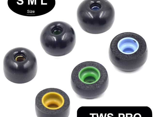 6-Pack Memory Foam Earplugs For Tws Wireless Headsets - Large-1915198275871444993