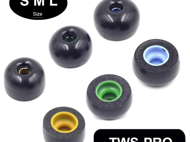 6-Pack Memory Foam Earplugs For Tws Headsets - Medium-1915198102734770177