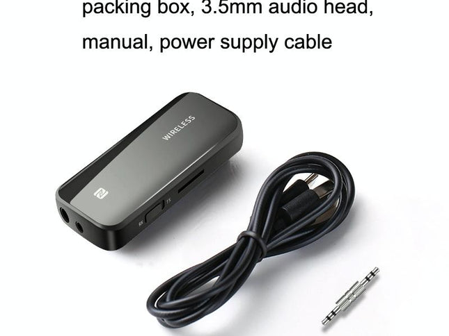 2-In-1 Bluetooth 5.1 Receiver With Nfc For Car Aux-1915198436861415426