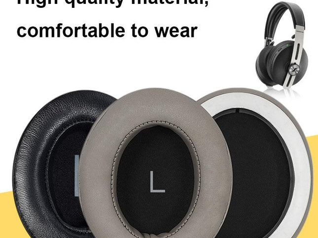 Breathable Foam Headphone Earmuffs For Sennheiser Momentum 3 - Gold-1915197965287428097