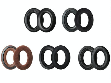 Sennheiser Pxc450 / Pxc350 / Pc350 Headset Earmuffs - 2 Pack Wrinkled Leather-1915197622596014081