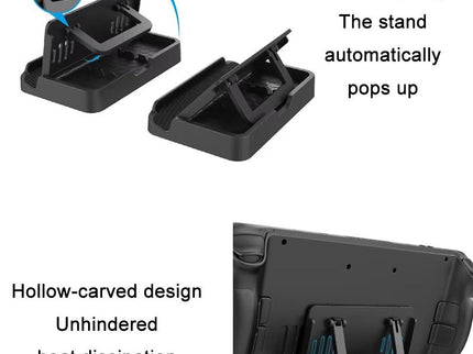 Adjustable Folding Stand + Trackpad Sticker Set For Steam Deck-1915197747150065667