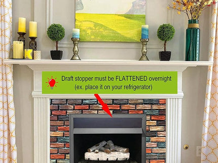 2-Pack Magnetic Fireplace Draft Stopper - 91.44 X 15.24Cm - Block Cold Air-1915197693437808644