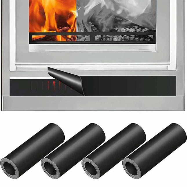 2-Pack Magnetic Fireplace Draft Stopper - 101.6 X 15.24Cm - Block Cold Air-1915197843107352577