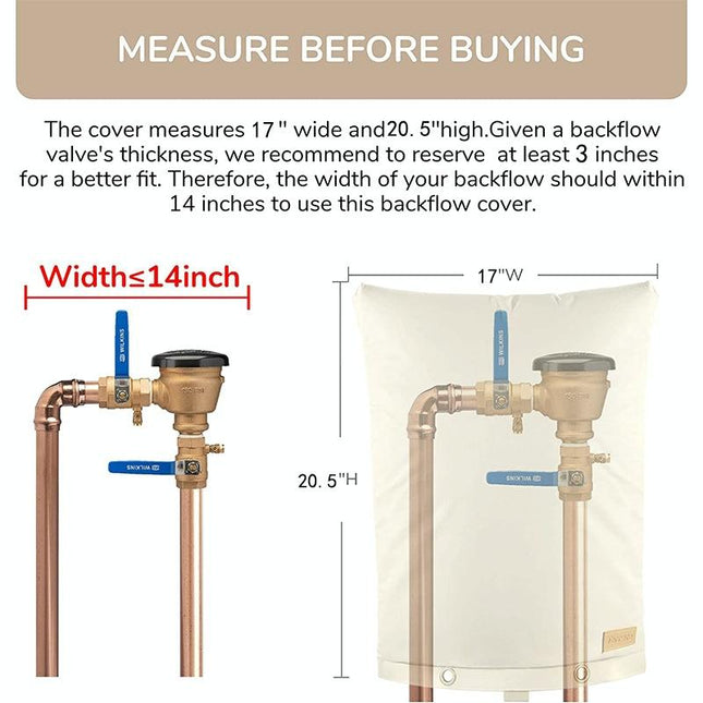 Protect Your Outdoor Faucet With Anti-Freeze Cover - 43 X 52Cm-1915198277792436226