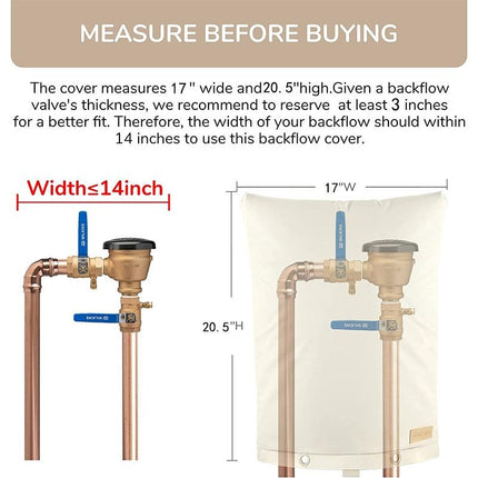 Anti-Freeze Outdoor Faucet Protector - 63 X 77Cm - Backflow Valve-1915197961881653250
