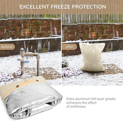 Anti-Freeze Outdoor Faucet Protector - 63 X 77Cm - Backflow Valve-1915197961881653253