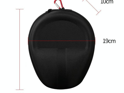 Compact Headphone Storage Bag - Black-1915198099429658625