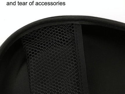 Compact Headphone Storage Bag - Black-1915198099429658627