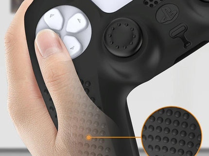 Black Polka Dot Silicone Joystick Cover For Ps5 Controller-1922443422086598660