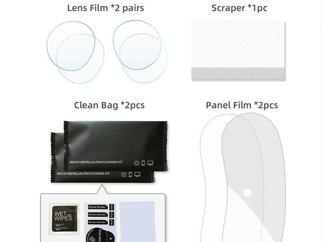 Pico 4 Vr Lens Panel Film Set - 2 Pairs-1915198236528873473