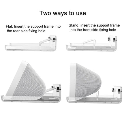 Wall Mount Audio Organizer For Amazon Echo Show 5 - 5.5-Inch Transparent-1915196870796382210