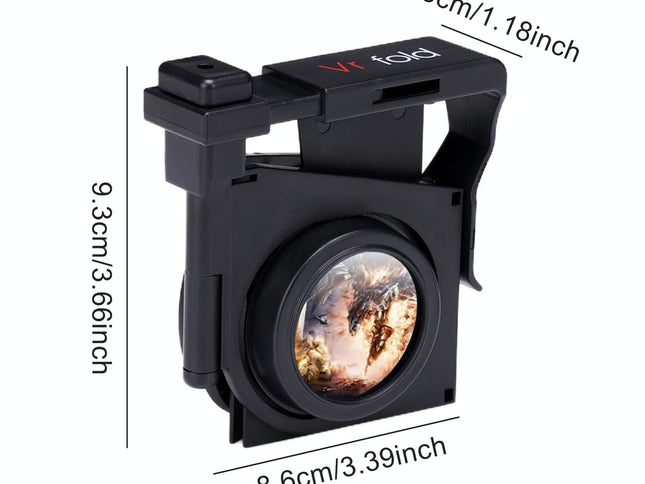 Portable Vr Headset - Foldable & Panoramic-1915196881848373249
