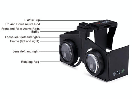 Portable Vr Headset - Foldable & Panoramic-1915196881848373250