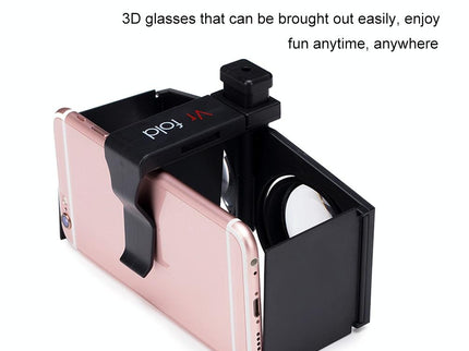 Portable Vr Headset - Foldable & Panoramic-1915196881848373252