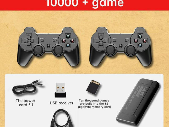 Wireless K9 Game Console With 100000 Built-In Games Double Battle 32G Storage-1915197949747531777