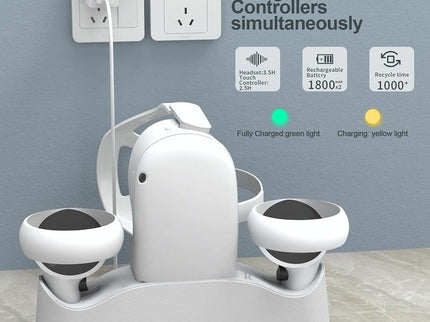 Meta Quest Magnetic Charger With Vr Grip-1922443395876392964
