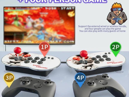 Wireless Handle 4K Tv Console With 10000 Games & Joystick-1915197429112770566