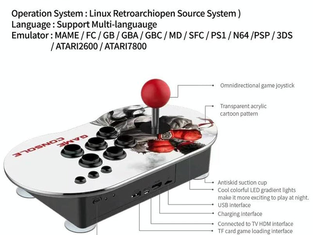 4K Tv Console With 15000 Games & Wireless Handle-1915197158919901186