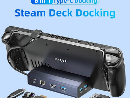 6-In-1 Steam Deck Expansion Dock With 4K Hdmi Output-1915198259371053061