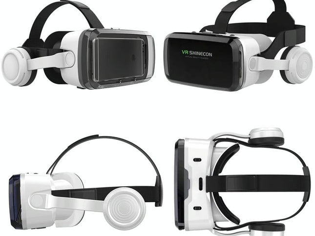 Wireless 3D Vr Headset With Bluetooth - Compact-1915197987122974722