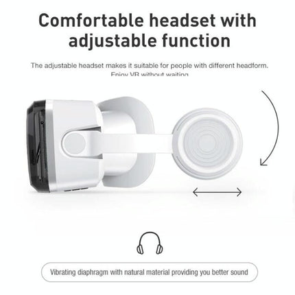 Wireless 3D Vr Headset With Bluetooth - Compact-1915197987122974725